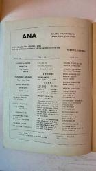 ANA KÜLTÜR SANAT, ŞİİR DERGİSİ - EYLÜL 1991 SAYI: 185  KEMAL TURHAN – MEHMET RASİM MUTLU – YILMAZ AYBAR – MEHMET BEYSEL – ŞERAFETTİN GÜRŞEN – SERVET ÖZKAN – SABAHAT MAYDA YAVUZ – ELA ODYAKMAZ – RIVKA IGUAL – A. NECMETTİN ÇANGA – NEVİN ÜNALIN – OKTAY ZERRİN – HASAN OZAN – TURHAN TAŞAN – CEMAL SAFİ – EMEL SÖNMEZ – NEVİN YAVUZ – SÜLEYMAN VARDAR – LEYLA DİRİKCAN – OSMAN GÖREZ – NEDİM UÇAR – MUAMMER BAYDERE – İDRİS BAYKAL İLDENİZ – NIHAT ÖZYÜKSEL – AYTÜL DİNLER – AYSEL DOĞAN – NEZİH KINIKASLAN – HATİCE SÖYLEMEZ – AYLA YILMAZ – TORNACI ÖMER – AYHAN İLTER – İSMAİL DUMAN – BAHRİYE CANKUR – PAŞA YILDIRIM – DİLEK KILIÇ – SEÇKİN GÜNDÜZ – NERMİN TABAK – ARSLAN BAYIR – AYLIN SIPAHIOĞLU – BELGİN KIROĞLU  DİL YARESİ – KADIN ERKEK EŞİTLİĞİ – KARIŞIK HAVALAR POLİTİKASI – DAM ÜSTÜNDE SAKSAĞAN – YUNUS EMRE BALKAN SEMİNERLERİ – KIRKLIK – OZAN KALEMİ – GÜLMEM MÜMKÜN MÜ? – ÇÖZÜLMEYEN – İSLAM HOŞGÖRÜSÜNDE LAİKLİK  - TAM TAKIM  36 SAYFA