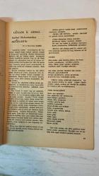 ANA KÜLTÜR SANAT, ŞİİR DERGİSİ - MART 1992 SAYI: 191  CEMAL SAFİ – M. RASİM MUTLU – YILMAZ AYBAR – GÜNGÖR ARIBAL – ŞADİYE ERDÖLEN – SEÇKİN GÜNDÜZ – MAKBULE ERMAN – MİNE ERBİL – MEHMET AKİF GÜNERİ – FATMA ONUR – SEVİM İŞLER – HASAN OZAN – SEVİM IŞIK – TURHAN TAŞAN – NERMİN PURA – SONGÜL ZAİM – TALAT DEMİR – DİLEK BURHAN KILIÇ – NECMETTİN ÇANGA – NIHAT ÖZYÜKSEL – HANİFE KAHRAMAN – FİDAN SELVARE KOZ – SUAT YIĞMATEPE – ZEHRA Ö. YILMAZ – MAHMUT ASIM GÖRBİL – SAMİ DERİNTUNA – HASAN KARAKUŞ – TAHSİN URAL – GÜLAY TAŞÇI – SABAHAT MAYDA YAVUZ – EKBER YEŞİLYURT – ÖZGÜR TEKBAŞ – BAHAR DEMİR – NURAN EROL – AYSEL DOĞAN – ÖMER ASLAN – ŞÜKRÜ DEMİR – HAŞİM REŞİT ÇORBACI – TORNACI ÖMER – VURAL ŞAHİN – AYDIN ARİF BİRCAN – NESİBE GÖRDÜK – DİLEK KILIÇ – LEYLA DİRİKCAN – MUAMMER BAYDERE – NEBİ OKUMUŞ – SÜLEYMAN VARDAR – NURSEN DELİKTAŞ – CANAN MERT – ASIM YEKELER – NECATİ ERDEK – YUSUF GENÇOSMANOĞLU – EMİNE KAZIKOĞLU – EROL GÜNGÖR  KIŞ GELMEZ OLDU – SİL BAŞTAN – SÖYLENCE – ŞÜKRİYE IŞI. - TAM TAKIM  36 SAYFA