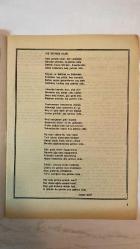 ANA KÜLTÜR SANAT, ŞİİR DERGİSİ - MART 1992 SAYI: 191  CEMAL SAFİ – M. RASİM MUTLU – YILMAZ AYBAR – GÜNGÖR ARIBAL – ŞADİYE ERDÖLEN – SEÇKİN GÜNDÜZ – MAKBULE ERMAN – MİNE ERBİL – MEHMET AKİF GÜNERİ – FATMA ONUR – SEVİM İŞLER – HASAN OZAN – SEVİM IŞIK – TURHAN TAŞAN – NERMİN PURA – SONGÜL ZAİM – TALAT DEMİR – DİLEK BURHAN KILIÇ – NECMETTİN ÇANGA – NIHAT ÖZYÜKSEL – HANİFE KAHRAMAN – FİDAN SELVARE KOZ – SUAT YIĞMATEPE – ZEHRA Ö. YILMAZ – MAHMUT ASIM GÖRBİL – SAMİ DERİNTUNA – HASAN KARAKUŞ – TAHSİN URAL – GÜLAY TAŞÇI – SABAHAT MAYDA YAVUZ – EKBER YEŞİLYURT – ÖZGÜR TEKBAŞ – BAHAR DEMİR – NURAN EROL – AYSEL DOĞAN – ÖMER ASLAN – ŞÜKRÜ DEMİR – HAŞİM REŞİT ÇORBACI – TORNACI ÖMER – VURAL ŞAHİN – AYDIN ARİF BİRCAN – NESİBE GÖRDÜK – DİLEK KILIÇ – LEYLA DİRİKCAN – MUAMMER BAYDERE – NEBİ OKUMUŞ – SÜLEYMAN VARDAR – NURSEN DELİKTAŞ – CANAN MERT – ASIM YEKELER – NECATİ ERDEK – YUSUF GENÇOSMANOĞLU – EMİNE KAZIKOĞLU – EROL GÜNGÖR  KIŞ GELMEZ OLDU – SİL BAŞTAN – SÖYLENCE – ŞÜKRİYE IŞI. - TAM TAKIM  36 SAYFA