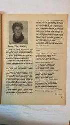 ANA KÜLTÜR SANAT, ŞİİR DERGİSİ - MAYIS 1992 SAYI: 193  MÜVEDDET TÜRKUĞUR YAYIKOĞLU – CANSIN EROL OZAN – MEHMET RASİM MUTLU – YILMAZ AYBAR – HABİB GEREZ – A. NECMETTİN ÇANGA – O. HÜSAMETTİN YÜZAKLI – ÖZCAN ATAMERT – AHMET YARDIMCI – YUSUF GENÇOSMANOĞLU – M. GUFRAN TAŞ – SELCAN ODABAŞIOĞLU – AYNUR UĞUR ÖDEMİŞ – GÜL KANSU – HAYRET GÜRKANLI – MELİH ÖZER – EKREM ÇİÇEK – NIHAT ATAMER – NURTEN CAN – DİLEK-BURHAN KILIÇ – SEVİL ALPAYDIN – NERMIN PURA – TURHAN TAŞAN – ÖZCAN KORKUT – NECMETTİN SELÇUK – KEMAL TURHAN – NESİMİ KEÇELİOĞLU – RESİDE MURAT – TAHSİN URAL – FERHAT DİKSES – TAHİR ÜSTÜNDAĞ – METİN KOCA – SUAT YIĞMATEPE – SEVİL ASLIVAR – MÜŞÜR KAYA CANPOLAT – MEHMET POYRAZ – TURABİ DOĞRİ – FÜSUN EROL PALIK – SABAHAT MAYDA YAVUZ – SÜLEYMAN VARDAR – BAHAR DEMİR – BETÜL DÜNDAR – MEHMET ULUGERGERLİ – NIHAT ÖZYÜKSEL – TAYYAR TAHİROĞLU – MEHMET AKÇA – BEKİR SITKI TUNCER – SALİHA ÜRES TERCANLI – PAŞA YILDIRIM – MUTLU ÇELİK – SİMLA ÇAĞATAY – H. MİDİLLİOĞLU – AYŞE ERGÜN – ELA OD - TAM TAKIM  36 SAYFA