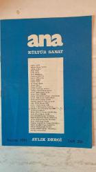 ANA KÜLTÜR SANAT, ŞİİR DERGİSİ - HAZİRAN 1993 SAYI: 206  AHMET ALICI – MEHMET RASİM MUTLU – YILMAZ AYBAR – MELİH ÖZER – NECLA ÜNAL – SAİM ESKİOĞLU – NECMETTİN SELÇUK – HAYRET GÜRKANLI – NECATİ ERDEK – CAHİDE ULAŞ – ALİ KEMAL AKAR – TAHSİN URAL – EMİNE YILMAZ – GÜNGÖR DANIŞMAN ARIBAL – TURHAN TAŞAN – HASAN BALIN – SEVİM İŞLER – GÜLTEN KÖSE – AYNUR UĞUR ÖDEMİŞ – NEDİM SAATÇİOĞLU – FİKRET YAVUZHAN – GÜNER ÜMİT – HANİFE KAHRAMAN – VURAL ŞAHİN – SERVET ŞAHİN – YASEMİN BALKAN – ÖZEN ATACAN – MİNE ERBİL – NEVZAT OBUT – DEVLET POLAT – SAVAŞ GÜR – GUFRAN TAŞ – MUAMMER ÇUKUR – NAGAHAN AKAY – MUSTAFA BAŞYIĞIT SAFA – AHMET EROL CİHAN – HÜLYA ŞENKUL – NESİMİ KEÇELİOĞLU – SAİM ADAY – İSMAİL BAKIR – EROL GÜNGÖR – KEMAL ERDOĞAN – EMEL SAMSUNLU – NURSEN DELİKTAŞ – AHMET OTMAN – YASEMİN İŞGÜDER – FATOŞ ÖZÜT – SEVGİ BALIN – MEHMET COŞKUN – M. KEMAL ERİUĞRUL – MURAT ÇELİKER – YEŞİM BARATAN – EKREM ÇİÇEK – İSMAİL ÖZKAN – SEÇKİN GÜNDÜZ – SELDA TELLİOĞLU – NAZMİYE KARAOĞLU  NEREYE G– TOR- TAM TAKIM  36 SAYFA