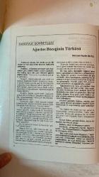 ANA KÜLTÜR SANAT, ŞİİR DERGİSİ - TEMMUZ 1993 SAYI: 207  HİKMET ÇELİK – TÜLAY KESER – HANİFE TOK – MEHMET ALPAY – GÜLSER BAL – AYNUR UĞUR ÖDEMİŞ – VILDAN BERBER – KAYA KAYAÇELEBİ – NIHAYET AĞÇAY – MÜNEVVER ERİLMEZ – AHMET GEÇGEL – ÜLKÜ EŞKİNAT – NEVRA ÇAĞLAYAN – AHMET EROL CİHAN – AYTÜL DİNLER – FATMA ONUR – SAVAŞ GÜR – ALİ YAYLAGÜL – EROL ELMAS – GÖKHAN İPEK – ERCAN AKBAY – LATİF KARAGÖZ – NİLÜFER YAMANLICA – MEHMET POYRAZ – HÜLYA ŞENKUL – MELİH ÖZER – SERAP SAKARYA – HÜSEYİN ÇETİNKAYA – ERHAN KULA – ÖZEN ATACAN – OYA ŞAKAR  ŞAİRLER YAŞLANMAZ – PÜF NOKTASI – ŞAİRLİĞİN ŞANI – ŞİİR VE NESİR – OKURSUZ ŞAİRLER – TASAVVUF SOHBETLERİ: AĞUSTOS BÖCEĞİNİN TÜRKÜSÜ – MURATLI ŞİİR ETKİNLİĞİ – TOR- TAM TAKIM  36 SAYFA