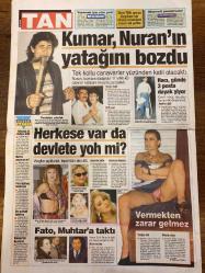 TAN GAZETESİ DOĞUM GÜNÜ HEDİYESİ - 28 MART 1997 - 8 SAYFADIR -Osman Koca-Yücel-Sevda Demirel-Sergen Yalçın-Türkan Şoray-Cihan Ünal-Ali Bektaş-Mehtap-Hüseyin Onal-Sezen Aksu-Mehmet Yıldırım-Nuri Çiçek-Teslime Tablacı-Arzu Atakan-Nuran-Ayakkabıcı Hasan-Pınar Aylin-Ajda Pekkan-Muzaffer Ersoy-Fatma Girik-Reha Muhtar-Mehmet Duru  Doktor doktoru hastanelik etti-Bakan yavru avında-250 bine İtalyan yarması-Gelinlik çağa geldi-Helal olsun Mehtap-Sergen’den Sevda’ya dil taciz davası-Fuhuş trilyonluk bir pazar-Arzu saatlerinizi ayarlayın-Sergen defterden silindi-Saf kan Arzu Atakan-Kumar Nuran’ın yatağını bozdu-Herkese var da devlete yok mu-Fato Muhtar’a taktı-Vermekten zarar gelmez  Karikatür: Zıpkın Kerim’in not defterinden