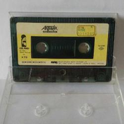 Kaset Anthrax, state of euphoria albümü, 1989 kağıt baskı. Kartoneti yok