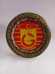 vintage Galatasaray GS bakır duvar tabak