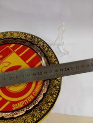 vintage Galatasaray GS bakır duvar tabak