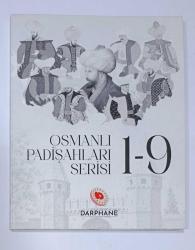 OSMANLI PADİŞAHLAR SERİSİ 1-9  LU BİMETAL HATIRA PARA SETİ T.C. DARPHANESİ PORTFÖYÜNDE-SERTİFİKALI