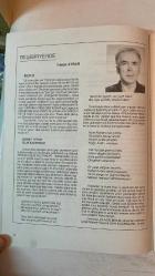 ANA KÜLTÜR SANAT, ŞİİR DERGİSİ - OCAK 1995 SAYI: 222 ÖMER ASLAN - YILDIZ YILMAZ - NECLA UNAL - EROL GÜNGÖR - YILMAZ AYBAR - MÜVEDDET T. YAYIKOĞLU - OSMAN KARAASLAN - GÜNÇE ÇETİN - ALI MUHIDDIN ESMER - GÜLSEVİNÇ DEMİR - BAISE RİZELİ - ŞÜKRAN YÜCEDAĞ - YILMAZ YÜKSEL GÜNGÖR - TÜLAY ÇAKIR - ÖZCAN ATAMERT - NIHAT ÖZYÜKSEL - TURHAN TASAN - EMINE PORTAKAL - SADIK ATAY - ŞEYDA TEMUCİN - SAVAŞ GÜR - MUHTEREM DURUKAN - ISMIHAN ŞIRIN - CEMIL ÖZFIRAT - OYA ŞAKAR - GUFRAN TAŞ - HAYRET GÜRKANLI - ATTILA ÜNAL - ERCAN AKBAY - SADETTIN TİRYAKİ - NERMIN AKYILDIZ - HÜSEYIN ÖZMEN - FATMA ONUR - ISMET TURÇAL - NURSEN DELİKTAŞ - MUALLA ORHON - ENGIN ÇIR - TURABI DOGRI - SUAT YIGMATEPE - EKREM ÇİÇEK - İBRAHIM YILDIZ - ÇAĞKAN ÜLKÜ - ŞAHAP TAHTALIOĞLU - SEVINÇ ERDAL - DOĞAN DOĞAN - SALIHA Ü. TERCANLI - YALÇIN BENLİCAN - RAHŞAN KARASU - AHMET TAMER SABUNCUOĞLU - BÜLENT ÖZCAN - BURHAN KILIÇ - ÖZEN ATACAN - MEHMET POYRAZ - HAŞIM REŞİT ÇORBACI - ÜNAL YÜREKLİ - ALI ABDÜLKERİMOĞLU - O. NURI ERD - TAM TAKIM  36 SAYFA