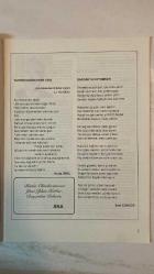 ANA KÜLTÜR SANAT, ŞİİR DERGİSİ - OCAK 1995 SAYI: 222 ÖMER ASLAN - YILDIZ YILMAZ - NECLA UNAL - EROL GÜNGÖR - YILMAZ AYBAR - MÜVEDDET T. YAYIKOĞLU - OSMAN KARAASLAN - GÜNÇE ÇETİN - ALI MUHIDDIN ESMER - GÜLSEVİNÇ DEMİR - BAISE RİZELİ - ŞÜKRAN YÜCEDAĞ - YILMAZ YÜKSEL GÜNGÖR - TÜLAY ÇAKIR - ÖZCAN ATAMERT - NIHAT ÖZYÜKSEL - TURHAN TASAN - EMINE PORTAKAL - SADIK ATAY - ŞEYDA TEMUCİN - SAVAŞ GÜR - MUHTEREM DURUKAN - ISMIHAN ŞIRIN - CEMIL ÖZFIRAT - OYA ŞAKAR - GUFRAN TAŞ - HAYRET GÜRKANLI - ATTILA ÜNAL - ERCAN AKBAY - SADETTIN TİRYAKİ - NERMIN AKYILDIZ - HÜSEYIN ÖZMEN - FATMA ONUR - ISMET TURÇAL - NURSEN DELİKTAŞ - MUALLA ORHON - ENGIN ÇIR - TURABI DOGRI - SUAT YIGMATEPE - EKREM ÇİÇEK - İBRAHIM YILDIZ - ÇAĞKAN ÜLKÜ - ŞAHAP TAHTALIOĞLU - SEVINÇ ERDAL - DOĞAN DOĞAN - SALIHA Ü. TERCANLI - YALÇIN BENLİCAN - RAHŞAN KARASU - AHMET TAMER SABUNCUOĞLU - BÜLENT ÖZCAN - BURHAN KILIÇ - ÖZEN ATACAN - MEHMET POYRAZ - HAŞIM REŞİT ÇORBACI - ÜNAL YÜREKLİ - ALI ABDÜLKERİMOĞLU - O. NURI ERD - TAM TAKIM  36 SAYFA