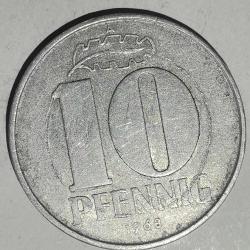 DOĞU ALMANYA  1968    10  PFENNIG