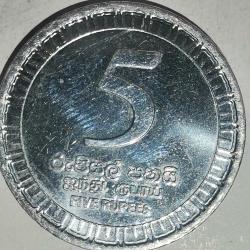 SRILANKA  2017  5  RUPI ÇİL