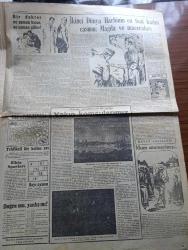 Cumhuriyet Pazar Gazetesi - 13 Temmuz 1953 - katmerli  teşekkür yazan Doğan Nadi - Ali Ulvi renkli karikatür - soğuk harbin gizli dosyalarından - Rusların kurdukları bir deniz casusluk şebekesi ortaya çıktı fotoğraf - Balzac'ın alacaklıdan kaçtığı gizli kapı yazan Kazım Kip - haftanın şakaları yazan Burhan Felek - bir İngiliz hikayesi rüyada Yazan Durban Finney - 3 boyutlu filmin yeni yıldızı Rossana Podesta fotoğraf - Türk Alman film işbirliği - Rejisör Münir Hayri Egeli Bavarya stüdyolarında yeni Alman film dünyasını yıldızlarından Margit Saad ve Germaine Damarr'la beraber Fotoğraf - Clark Gable'in  yirmi üç senesi fotoğraf - Avrupa'nın Hollywood'ında yazan Feyyaz Tokar - ağlamaktan hoşlanan bir artist Anna Ferrero fotoğraf - Ev Kadın Moda - boş vaktinizi hoş geçirmek için - zihin sporları - ikinci Dünya harbinin en faal kadın casusu Magda ve maceraları - bu kız da bir gün kraliçe olacak Danimarkalı prenses Margarethe fotoğraf - İster İnan İster İnanma çizen Ripley - Kamiya kabilesi
