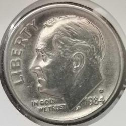AMERİKA  1984 D  1 DIME
