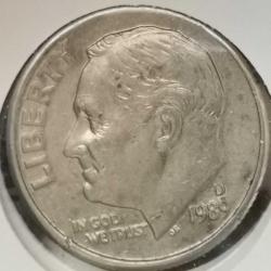 AMERİKA  1989 D  1 DIME