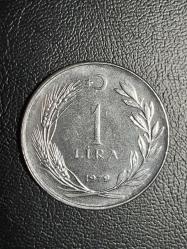 1979 YILI MADENİ 1 TÜRK LİRASI ÇİL TCM 3714