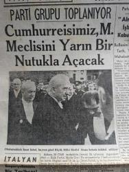 Tan Gazetesi - 31 İlkteşrin (Ekim) 1940 - İtalyan emperyalizminin bir tarihçesi yazan Sabiha Zekeriya Sertel Başmakale - Cumhurreisimiz İsmet İnönü millet meclisini yarın bir nutukla açacak fotoğraf - Petain'in Nutku Almanya ile işbirliği kabul ettim - İngiliz askerleri bir deniz üssünde İngiliz nakliye gemilerine bindikleri sırada fotoğraf - İtalyan taarruzu sahil boyunda harp şiddetli bir safhada - Almanya sulh için tavassut niyetindeymiş - Yeni Sezar yazan Sabiha Zekeriya Sertel - İtalyan kuvvetlerinin taarruz istikametlerini gösterir harita - Amerika'nın yardımı İngiltere'ye 35 Uçan Kale gönderiliyor - hava harpleri Berlin üzerinde dün de geniş harekat oldu - yeni elektrik ve su tesisatı Dün Kağıthanede açıldı - Galatasaray ile Fenerbahçe berabere kaldılar - yüzme müsabakaları - Akasya palas başrollerde Hazım Körmükçü Cahide Sonku İpek ve Saray sinemasında - şehir tiyatrosunda melodram Bir Ana yazan Ulunay - gözüme çarpanlar yazan Sevim Sertel - İmperio Argentina  Sümer Sinemasında