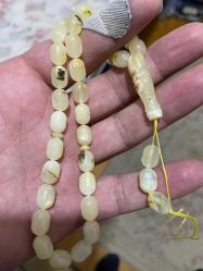 Orjinal Rus damla kehribar tespih