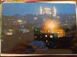 KRT159----İSTANBUL BAYRAM GECESİ SÜLEYMANİYE CAMİ KARTPOSTAL