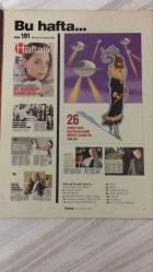 HAFTALIK HABER DERGİSİ - SAYI: 191 - 30 KASIM - 6 ARALIK 2006 - 96 SAYFA - TÜRKİYE TREND HARİTASI 2006 - SELAHATTİN DUMAN’LA DÜNYA TAVLA ŞAMPİYONU ARASINDAKİ BÜYÜK DÜELLO - MEŞHUR TÜRK BULUŞLARI - SUYLA ÇALIŞAN OTOMOBİL - ZAKKUMLU KANSER İLACI - 83 YAŞINDAKİ KADIN ŞEYH - HAC DÜZENLİYOR, NİKAH KIYIYOR, MÜRİTLERİNİ EŞLERİNDEN AYIRIYOR, ADINA PARA BASTIRIYOR - BÜLENT ÇORAK’IN SIRLARI - KATIE HOLMES MODERN PAMUK PRENSES - DERİN AVUKAT - SANATÇININ SATIŞ GARANTİSİ YOK - EĞİTİM CİDDİ BİR TERÖRDÜR OKAY GÖNENSİN - AYŞENUR ASLAN - SELAHATTİN DUMAN - DENİZ ÜNALDI - EMEL LAKŞE - BİLAL ÇETİN - SEDAT SERTOĞLU - BARIŞ TUT - KUTLUKHAN PERKER - KATIE HOLMES - BÜLENT ÇORAK - ERCAN ARIKLI - SERDAR MUTLU - NÜKET MUTLU - ÖZGÜR YİCİ - ONUR YILDIRIM - YEŞİM ERGİN - HAKAN TURPCU - KUTLU ESENDEMİR - ALİ KEMAL ERDEM - OZAN ÖZHAN - GÖKHAN YILMAZ - GÖKÇE GÜVEN - SELİN ONGUN - TUĞÇE TATARI - HÜSEYİN USTAOĞLU - FERHAT ÜNLÜ - OYA PAKER - SERDAR ŞENGÜLER - HARUN YÜCEL - AHMET GÜNDOĞMUŞ - M. KUTLUKHAN PERKER - DİNÇER