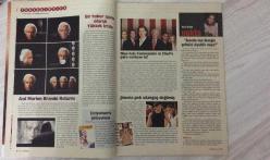 HAFTALIK HABER DERGİSİ – SAYI: 170 – 7–13 TEMMUZ 2006 – 96 SAYFA – TARİKAT ŞEYHİ HARUN HOCA’NIN FOTOĞRAFLARI BASINDA İLK KEZ – TÜRKİYE’DE SOL NEDEN İKTİDAR OLAMIYOR? – METİN AKPINAR SİYASETE GÖZ KIRPIYOR – GENELKURMAY BAŞKANLIĞI İÇİN BÜYÜKANIT TARTIŞMASI – ABD VE AB ARASINDA GÜÇ MÜCADELESİ – POPSTAR C.A.’NIN MARILYN MONROE POZLARI – LUCID DREAMING YÖNTEMİYLE RÜYA KONTROLÜ – RÜYADA ATATÜRK’LE TARTIŞANLAR, ANGELINA JOLIE İLE GECE GEÇİREN TÜRKLER – 10 MADDEDE ERKEKLER NE ANLATMAK İSTİYOR? – EBRU CÜNDÜBEYOĞLU’NDAN ANNELİK VE DİZİ İTİRAFLARI – ELMAS KARTELİ: MADEN İŞÇİLERİNİN HAYAT PAHASINA ÇIKARDIKLARI DEĞER – FİŞLEME DOSYASI: ÖZEL HARP TAVSİYELERİ – KANSAS CITY VE DİYARBAKIR KARDEŞ ŞEHİR BAĞLANTISI – SİYASET – YAŞAM – KÜLTÜR – TELEVİZYON – RÖPORTAJ – SPOR – EKONOMİ – MÜZİK – SİNEMA – KİTAP – ASTROLOJİ – MODA – BULMACA – YAŞAM DESTEK ÜNİTESİ – YÜKSEK İRTİFA – ANKARA SARRAFI – FEŞİN Tİ Vİ – FAL – SELAHATTİN DUMAN – METİN AKPINAR – HARUN HOCA – C.A. – EBRU CÜNDÜBEYOĞLU – YAŞAR BÜYÜKANIT