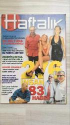 HAFTALIK HABER DERGİSİ – SAYI: 08 – 12–18 HAZİRAN 2003 – 96 SAYFA – TÜRKİYE’NİN EN İYİ EŞ ALTERNATİFLERİ – 65 MİLYONA EVLENEBİLİRSİNİZ! – ABD POLİSİNİN BAŞI SIKIŞINCA ARADIĞI TÜRK: ERHAN YILDIRIM – ZEKERİYA BEYAZ YENİ GÜZİN ABLA OLDU – GÜNERİ CIVAOĞLU’NDAN ESTETİK YORUMU: “BİRAZ SELÜLİTİ OLAN KADIN DAHA İYİ” – KRİSTAL ELMA’YI SARSAN REKLAM MEKTUBU – SERDAR TURGUT’TAN BODRUM GÜNLÜĞÜ – ASLI ALTAN’DAN GECE HAYATI VE SAFRAN ANILARI – OPRAH WINFREY’İN GÜÇ YOLCULUĞU – “FULL BASAN” HOCA DOSYASI – VEDAT ÖZDEMİROĞLU VE ZEKERİYA BEYAZ AŞK ÜZERİNE KONUŞUYOR – GÖNDERİLMEMİŞ MEKTUPLAR: HAYAL KIRIKLIĞI YARATAN FİLMİN PERDE ARKASI – EDEBİYATTA TRANSFER DÖNEMİ: AHMET ALTAN VE ORHAN PAMUK – FULL MONTY TÜRKİYE’DE: SAHNEDE SOYUNACAK BEŞ ERKEK ARANIYOR – DJ İPEK İLE MÜZİK VE LEZBİYENLİK ÜZERİNE – KUBAT – ÇAĞLA – GANI MUJDE’DEN JOHNNY ENGLISH ELEŞTİRİSİ – SERJ TANKIAN’LA ERMENİ SOYKIRIMI ÜZERİNE – ARDA USKAN’DAN ÖZEL TELEVİZYONCULUK ANILARI – HİLMİ YAVUZ – CENGİZ ÖZDEMİR – CAN KOZANOĞLU – ERCAN ARIKLI’NIN