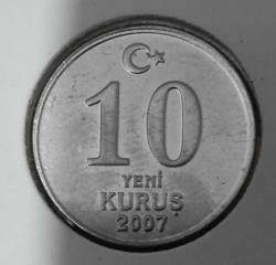 10 YENİ KURUŞ TEDAVÜL LOTU      ( 2005 /2006/2007/2008 )