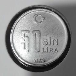 50 BİN LİRA TEDAVÜL LOTU  (2001/2002/2003/2004)  4 ADET
