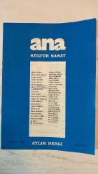 ANA KÜLTÜR SANAT, ŞİİR DERGİSİ - TEMMUZ 1996 — SAYI: 231 HALİM UĞURLU - MEHMET YILMAZ - ŞAHAP TAHTALIOĞLU - NURAY KORKMAZ - YILMAZ AYBAR - ÖZCAN ATAMERT - NURŞEN ASLAN - TURHAN TAŞAN - EMİNE ÖKSÜZOĞLU - ŞADİYE ERDÖLEN - NECLÂ ÜNAL - NEVİN GÜNEŞ - HAŞİM REŞİT ÇORBACI - SALİHA ÜREŞ TERCANLI - MUALLA ORHON - ERCAN AKBAY - TURGUT YARKENT - İSMAİL ACAR - HASAN KARAKUŞ - KENAN AKANSU - ASİYE KAYA YILDIZ - NURDANE TEMUR - ALİ SIRTLI - ALİ NAMIK TÜZÜN - NECMETTİN ÇANGA - FAHİRE BELEN - SELDA GÖÇERİ - CAHİDE ATAKUL - MÜNEVVER ERİLMEZ - FİKRET ERİM - ÖNDER KAYA - MEHMET YÜCEL - BETÜL YAĞSAĞAN - GALİP UZUNCA - AHMET AYAZ - SEVİNÇ ERDAL - TÜLİN SOY - ZERRİN ÇETE - AZMİ KUTOĞLU - İSMAİL SOYSAL - AYSEL ÖZDEMİR - NİHAL ÖZYÜKSEL - BAISE RİZELİ - CANAN GÜÇLÜ - ÖZCAN BAKIRCI - EKREM ÇİÇEK - MESUT ÇİFTÇİ KÜLTÜR SANAT - LİBİDO - ASKERİM - SANATSIZ KALAN BİR MİLLETİN  - TAM TAKIM  36 SAYFA - İdil Koleksiyon