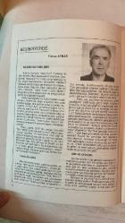 ANA KÜLTÜR SANAT, ŞİİR DERGİSİ - KASIM 1996 — SAYI: 233 NUŞİN KAVUKÇUOĞLU - SAMİ DERİNTUNA - SALİHA BATUR - NIHÂL ÖZYÜKSEL - SEFER ÖNEN - YILMAZ AYBAR - EZRA POUND - AYŞEGÜL AŞKIM KARAGÖZ - ALİ SIRTLI - HAŞİM RAŞİT ÇORBACI - BULUT ÇALIŞIR - BAHRI SOHTORIK - NURTEN TOLAY - MUALLA ORHON - NECLÂ ÜNAL - AYHAN İNAL - ALİ ABDÜLKERİMOĞLU - EMİNE ÖKSÜZOĞLU - ŞAHAP TAHTALIOĞLU - NURŞEN ASLAN - AYLA ATAMAN - CELİLE ÇELİKEL - YAŞAR BARAN - ALEV ÇELİK - SADIK ATAY - ŞADİYE ERDÖLEN - TAHİR KUTSİ MAKAL - DURAN DEVECİ - ERCAN AKBAY - İSMAİL ŞAHİNKAYA - VEDAT FİDANBOY - HASAN KARAKUŞ - CEMİL ESEN - CANAN MERT - HÜLYA SÖNMEZ - İNCİ TUN - FERIHA BERİŞ - BERRAN YALÇIN - MEHMET ÇELİK - GALİP UZUNCA - ZEKİ AKDOĞAN - ASUMAN ÇAĞLAYAN - LÜTFÜ GÜLŞEN - ÖZGÜR KURT - TIJAN GÜNERHAN - GÜLER ÖZÇELİK - SERPİL GÜÇ KÜLTÜR SANAT - ATAMA SESLENİŞİM - 10 KASIM - IŞIKSIN ATATÜRK - SANATSIZ KALAN BİR MİLLETİN  - TAM TAKIM  36 SAYFA