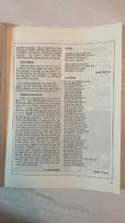 ANA KÜLTÜR SANAT, ŞİİR DERGİSİ - KASIM 1996 — SAYI: 233 NUŞİN KAVUKÇUOĞLU - SAMİ DERİNTUNA - SALİHA BATUR - NIHÂL ÖZYÜKSEL - SEFER ÖNEN - YILMAZ AYBAR - EZRA POUND - AYŞEGÜL AŞKIM KARAGÖZ - ALİ SIRTLI - HAŞİM RAŞİT ÇORBACI - BULUT ÇALIŞIR - BAHRI SOHTORIK - NURTEN TOLAY - MUALLA ORHON - NECLÂ ÜNAL - AYHAN İNAL - ALİ ABDÜLKERİMOĞLU - EMİNE ÖKSÜZOĞLU - ŞAHAP TAHTALIOĞLU - NURŞEN ASLAN - AYLA ATAMAN - CELİLE ÇELİKEL - YAŞAR BARAN - ALEV ÇELİK - SADIK ATAY - ŞADİYE ERDÖLEN - TAHİR KUTSİ MAKAL - DURAN DEVECİ - ERCAN AKBAY - İSMAİL ŞAHİNKAYA - VEDAT FİDANBOY - HASAN KARAKUŞ - CEMİL ESEN - CANAN MERT - HÜLYA SÖNMEZ - İNCİ TUN - FERIHA BERİŞ - BERRAN YALÇIN - MEHMET ÇELİK - GALİP UZUNCA - ZEKİ AKDOĞAN - ASUMAN ÇAĞLAYAN - LÜTFÜ GÜLŞEN - ÖZGÜR KURT - TIJAN GÜNERHAN - GÜLER ÖZÇELİK - SERPİL GÜÇ KÜLTÜR SANAT - ATAMA SESLENİŞİM - 10 KASIM - IŞIKSIN ATATÜRK - SANATSIZ KALAN BİR MİLLETİN  - TAM TAKIM  36 SAYFA