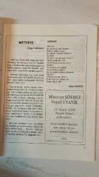 ANA KÜLTÜR SANAT, ŞİİR DERGİSİ - MAYIS 1998 — SAYI: 242 MÜVEDDET T. YAYIKOĞLU - FATMA ONUR - NECLÂ ÜNAL - GALİP UZUNCA - YILMAZ AYBARTH - SADIK ATAY - NEJAT GÜLÜMSER - SAMİYE ATAERGIN - MEHMET AHI AKIN - SİBEL DEMİRİZ - AYLA AYDIN - NECATİ ERDEK - BELGİN ALAGÖZ - SAMİ DERİNTUNA - METİN KOCA - ÖZCAN ATAMERT - GÜNER CEYLAN - CELİLE ÇELİKEL - DAVUT İBRAHİMOĞLU - NURDANE UZUN TEMUR - ENGİN ÇIR - HAŞİM REŞİT ÇORBACI - DÖNE KÖSE - İSMAİL HAKKI SIR - CENGİZ YAKUT - ALİ ABDÜLKERİMOĞLU - BAHRİ SOHTORİK - TURHAN TAŞAN - HÜSEYİN GÜLER - MEHMET ENGİN - MUALLA ORHON - BEDRİYE ERDAĞ GÜREL - VEDAT FİDANBOY - MUSTAFA KARAMELEK - SEVİNÇ ERDAL - MEHMET CEM YİĞİT - AYLA ATAMAN - ÜMİT MALKOÇ - MEHLIKA BAŞER - LATİF KARAGÖZ - MAHMUT BOZTEPE - NEVİN ATEŞOĞLU - İNCİ KOLBAY - HASAN OZAN - MUSTAFA ACAR - MEHMET GÜVEN - ALİ IŞIK - MEHMET ARSLAN - CEMAL KARAAĞAÇ - SÜHEYLA KUTBAY - İSMİHAN ŞİRİN - LÜTFÜ GÜLŞEN - TURGUT YARKENT - MÜNEVVER SÖNMEZ - VEYSEL UYANIK KÜLTÜR SANAT - ANNE - ANAM - A  - TAM TAKIM  36 SAYFA