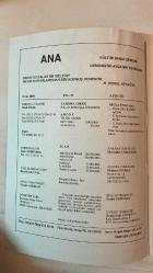 ANA KÜLTÜR SANAT, ŞİİR DERGİSİ - OCAK 2000 — SAYI: 252 MİNE SAĞLAM - YILMAZ AYBAR - BAHRİ SOHTORİK - OĞUZ ALNIAÇIK - MUALLA ORHON - RECEP ÇALKANER - İSMAİL ÖTENKAYA - PERVİN ŞAKAR - HAMİT DEMİR - TEKİN PARA - MİNE ERBİL - MEHMET ARSLAN - MEHMET DANIŞ - MUHLİS COŞKUN - GALİP UZUNCA - GÜLTEN KÖSE - NİYAZİ ÜNLÜ - CEMAL YEŞİLYURT - ALİ GAYGUSUZ - İSMAİL H. SIR - ONUR AKAY - TURGUT YARKENT - NECLÂ ÜNAL - HAŞİM R. ÇORBACI - AYTEN ÇETİNER - AYNUR İNAM - LEVENT Ü. TEMİZ - TURAN İNAM - ALİ İHSAN ÖZTÜRK - MERAL BANDAKÇIOĞLU - SAADET ERDOĞAN - VEDAT ÇALIŞKAN - NEVİN SİRATÇİ - VURAL ŞAHİN - AYLA PEKEN - ÖZLEM AĞIRGAN - NURDANE TEMUR - NUSRET ÇAL - AZİZ PINAR - MUAMMER SUSUZLU - FULDEN URAL - BERTA ÖZGÜN - GÜNGÖR SAKMAN - EKREM KANKILIÇ - FATMA ONUR - GÖNÜL ŞEN - DİDEM İŞCAN - ÖZGEN ALTUNBULAK - NECMETTİN PEK - RAMAZAN N. ARSLAN - MEHMET YILMAZ - HABİB GEREZ - İSKENDER K. SINCER - METİN KOCA - KADER BÜYÜKBİNGÖL - BEDRİYE E. GÜREL - HAYRETTİN TARHAN - NECLA PEKER - ASİYE YILDIZ - TAM TAKIM  36 SAYFA