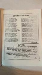 ANA KÜLTÜR SANAT, ŞİİR DERGİSİ - TEMMUZ 2000 — SAYI: 255 SEVİM TÜBLEK - YILMAZ AYBAR - SEDAT TAYMAZ - KAZIM POYRAZ - MUAMMER SUSUZLU - RÜŞTÜ BÖLE - SADIK ATAY - GÜLTEN KÖSE - ONUR AKAY - TAHSİN AYTA - VURAL ŞAHİN - HÜLYA ŞENKUL - AHMET DUYAR - ÜLKÜ EŞKİNAT - HAKAN ŞAHİN - AYHAN ILTER - HÜSEYİN YURDABAK - AŞIK NURŞAH - ABDULLAH SATOĞLU - BAHRİ SOHTORİK - ZEHRA YILMAZ - MUHSİN DURUCAN - ÖZCAN ATAMERT - MİNE SAĞLAM - İBRAHİM ÖZZİYAL - İSMAİL A. SARAR - HASAN AKAR - NUSRET ÇAL - GALİP UZUNCA - ATİFET GEZEK - NURETTİN ŞAHİN - GÜLŞEN KAVAL - PINAR MECİT - FULDEN URAL - ALİ ERDİNÇ - HALİT ÇELİKOĞLU - MÜNİRE AKSARAY - MURAT KEYFÇİ - NEVİN KONUK - HAKKI YALÇIN - REZZAN K. - NURİYE TAŞHAN - N. GÖKHAN SONSEL - SEDAT AKGÜDEN - MÜJGAN BULAN - MEVLÜT IŞILDAK - HAŞİM REŞİT ÇORBACI - ALİ GAYGUSUZ - İSMAİL H. SIR - ÖZ ALİ YILMAZ - ATAMAN SÜTŞURUP - MEHMET AĞIRĞAN - ZEKİ AKDOĞAN - YAŞAR BARAN - SÜHEYLA KUTBAY - NECLÂ ÜNAL KÜLTÜR SANAT — SANATSIZ KALAN BİR MİLLETİN - TAM TAKIM  36 SAYFA