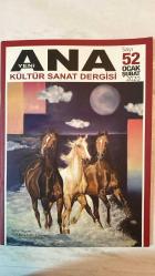 YENİ ANA KÜLTÜR SANAT, ŞİİR DERGİSİ - OCAK–ŞUBAT 2020 — SAYI: 52 AYNUR YILDIRIM - DOĞAN HIZLAN - ADNAN GÜLERMAN - ŞİNASİ ESKİKAYA - ORHAN KURAL - ÖZCAN ATAMERT - NAZAN AKPINAR - SİBEL ÖZKAYGISIZ - YAŞAR KABA - TARIK ÖZKUT - ÖNDER ÖZAR - AHMET ÖZDEMİR - DENİZ BANOĞLU - ENGİN ÇAĞLAR - H. FEHMI BİLDİK - HARİKA ÖREN - KEMAL UZUNLAR - MERAL NUGAY SEREZ - BENSEN ÜNLÜOĞLU - SEVİNÇ DEMİRCAN - GÜLTEKİN TAŞPINAR - Z. YILDIZ BEKAROĞLU - NILÜFER ÇİLE - MELDA HAKGÜDER - GÜLSEREN SÖNMEZ - FİLİZ CAN GÜLER - AYTEKİN KÖMÜRGÖZ ŞİİRLER: DİNÇER ERİMEZ - YUSUF AKÇA - ERDOĞAN ÖZDEŞ - MİNE ALTAN ERBİL - GALİP UZUNCA - DOĞUDAN BAYÜLGEN - K. MUZAFFER GENCER - NAGAHAN ORBAY AKAY - YILDIZ BÜGET MERTEL - RUKİYE KARAKÜTÜK - CEMAL SAFİ - MÜJGAN ÖZGÜREL - ADNAN YEŞİLTAŞ - NECMETTİN ÇANGA - İSMAİL HAKKI BAĞDAT - GÜLŞEN ŞENDERİN - HAŞİM REŞİT ÇORBACI - SEVİM AKAY İÇÖZ - BELKIS YILDIZ ERK - ALTAN AKIŞIK - AHMET ÜNDAĞ - FATMA ONUR - TURHAN BAL - CAN YÜCEL - CAHİT SITKI TARANCI - NAZIM HİKMET RAN KÜ - TAM TAKIM  42 SAYFA