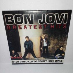 Bonjovi CD rom Blue Jean Bon jovi greatest hits. çalışmasını etkilemeyen çizikler var. Orijinal. Sorunsuz çalışıyor.