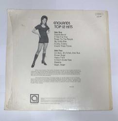 ENGLANDS TOP 12 HITS 33'LÜK LP PLAK 10/9,5 KONDİSYONDA