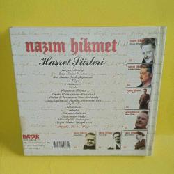 Cd Nazım Hikmet Hasret Şiirleri, dinlemeyi etkilemeyen çizikler var. Orijinal. Sorunsuz çalışıyor.