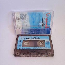 Kaset Zülfü Livaneli, gökyüzü herkesindir albümü.1989 kağıt Baskı. Kasette dinlemeyi etkilemeyen minik kırık var. Sorunsuz çalışıyor.