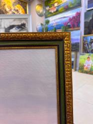 ORJİNAL YAĞLI BOYA ÇERÇEVELİ GALATA KULESİ