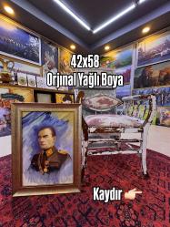 ORJİNAL YAĞLI BOYA ATATÜRK TABLO