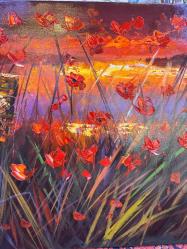 GELİNCİK ORJİNAL YAĞLI BOYA TABLO