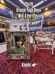 ORJİNAL YAĞLI BOYA ATATÜRK TABLO