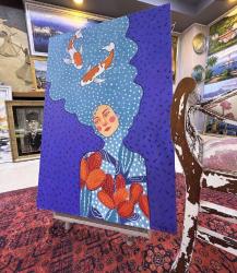 ORJİNAL MODERN PORTRE YAĞLI BOYA