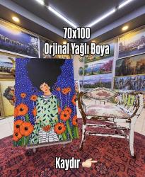 ORJİNAL MODERN PORTRE YAĞLI BOYA
