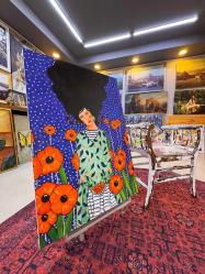 ORJİNAL MODERN PORTRE YAĞLI BOYA