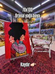 ORJİNAL MODERN PORTRE YAĞLI BOYA