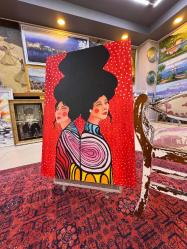 ORJİNAL MODERN PORTRE YAĞLI BOYA