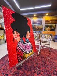 ORJİNAL MODERN PORTRE YAĞLI BOYA