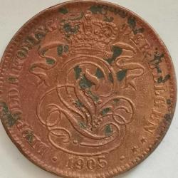 BELÇİKA 1905  2 CENT