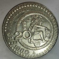 LOT.15 » MEKSİKA  1980  20 PESO